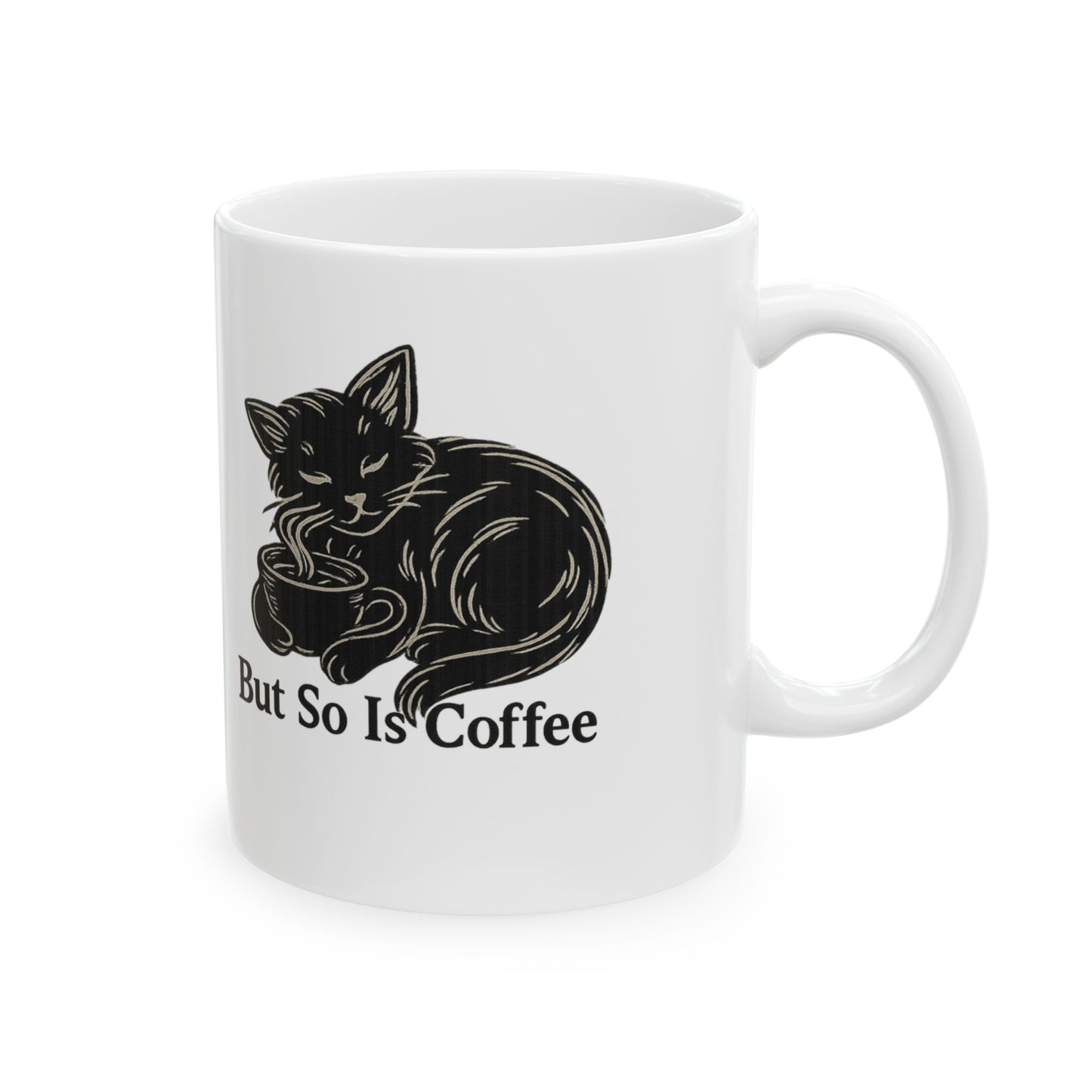 Rest Is Essential, But So Is Coffee – Cat Lovers 11oz Mug