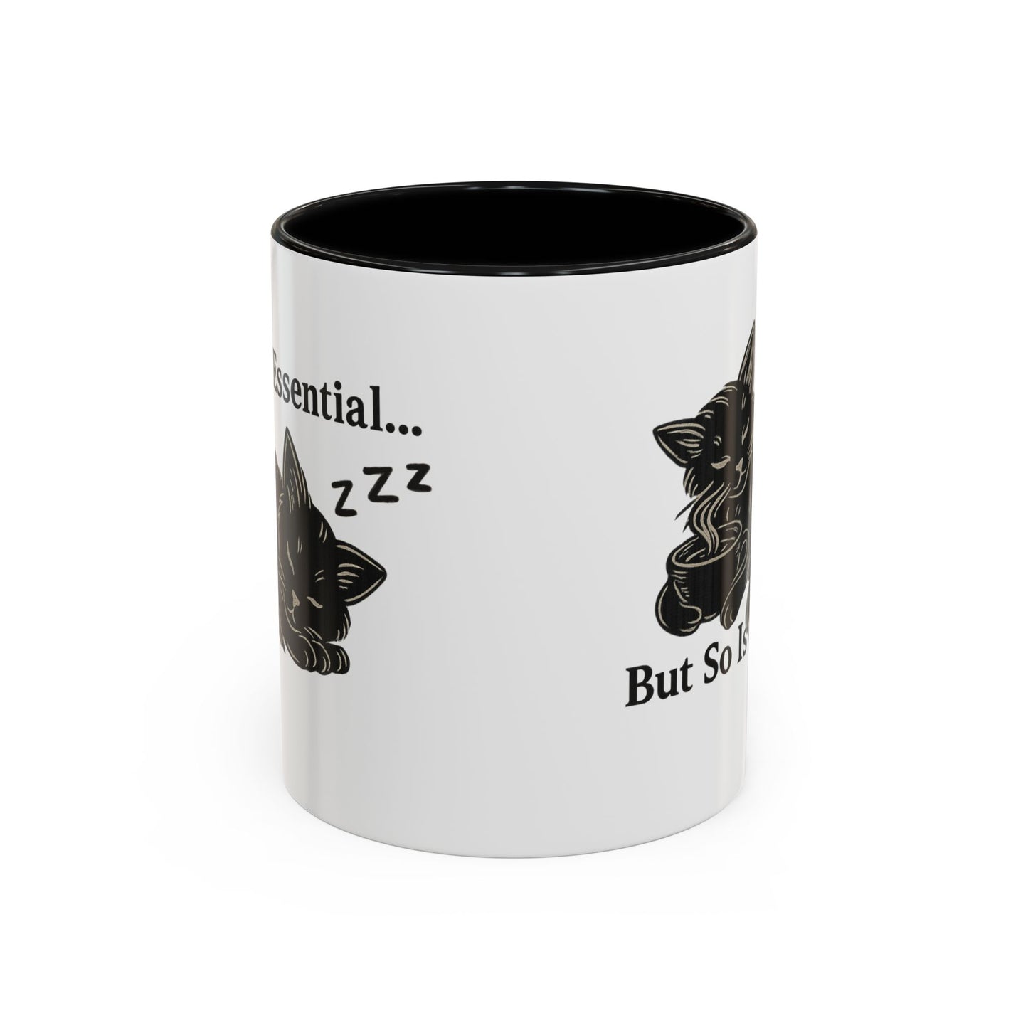Rest Is Essential, But So Is Coffee – Cat Lovers 11oz Mug