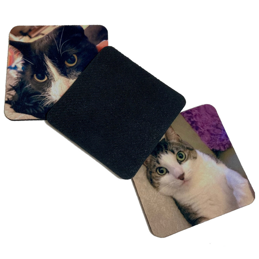 Personalized Pet Photos - Neoprene 4" Coasters