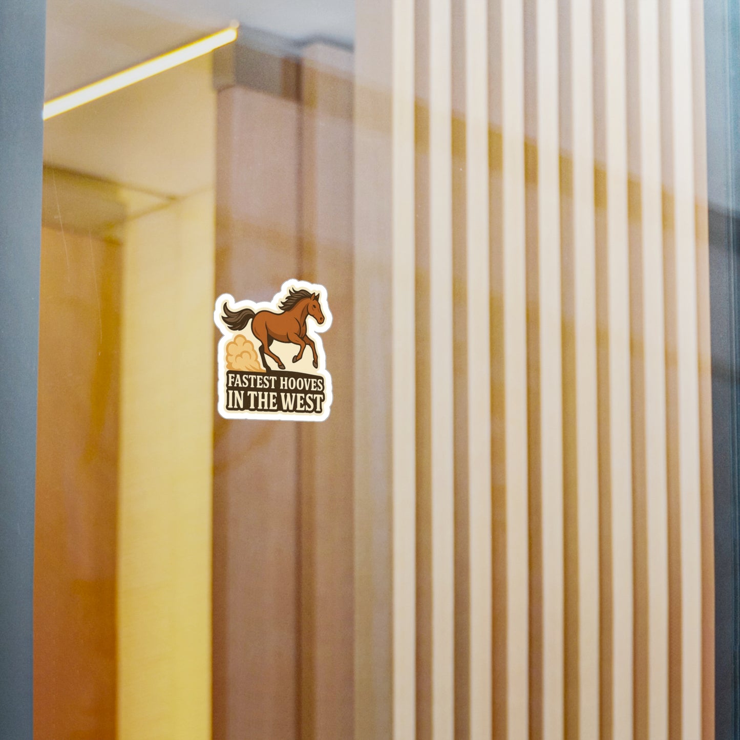 Fastest Hooves in the West - American Quarter Horse Sticker