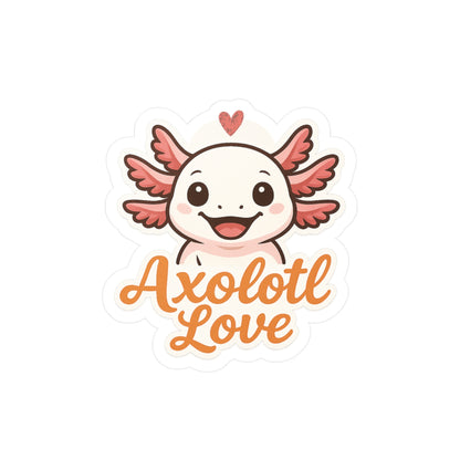 Axolotl Love - Fish Sticker