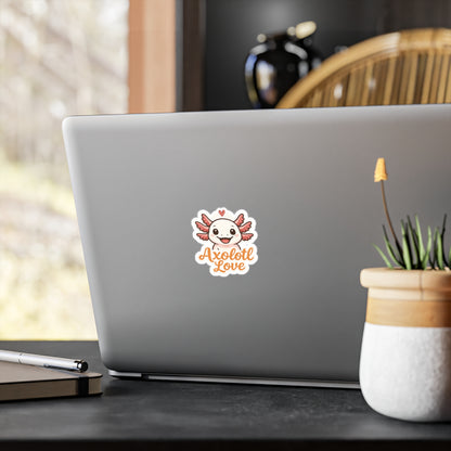 Axolotl Love - Fish Sticker
