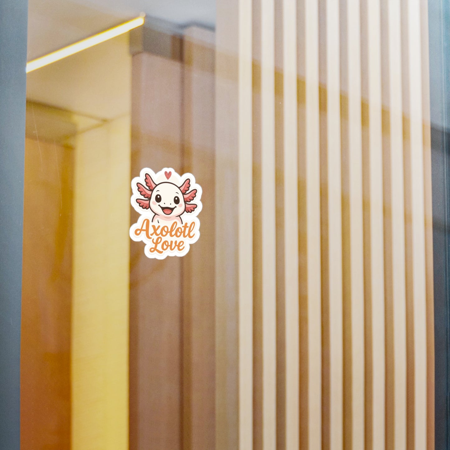 Axolotl Love - Fish Sticker