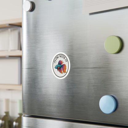 Flow With It - Betta Fish Sticker
