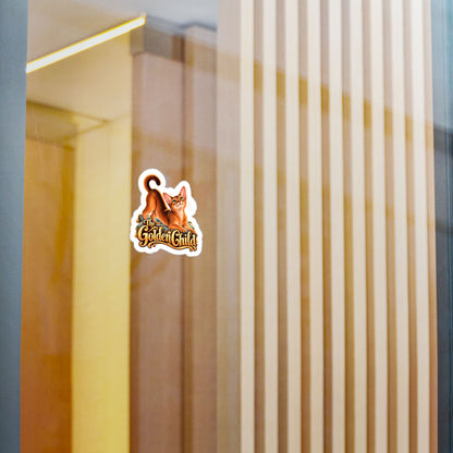 The Golden Child - Abyssinian Cat Sticker