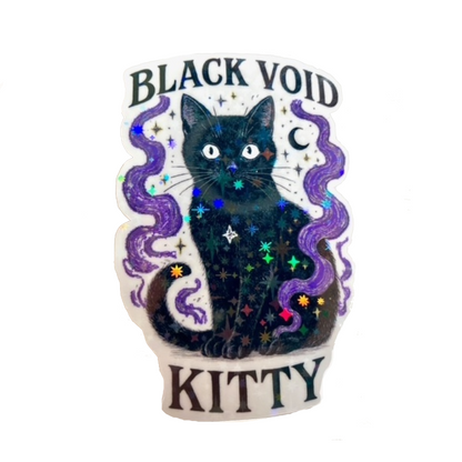 Black Void Kitty - Cat Sticker