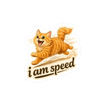 i am speed - Cat Zoomies Sticker Set