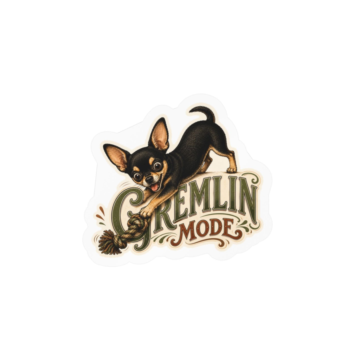 Gremlin Mode - Chihuahua Dog Sticker