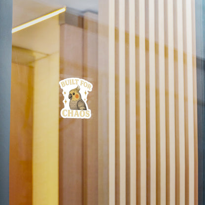 Built for Chaos - Cockatiel Bird Sticker