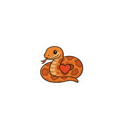 Just a Noodle With a Heart - Cornsnake Sticker