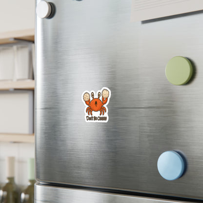 Don't Be Crabby - Pom Pom Crab Sticker