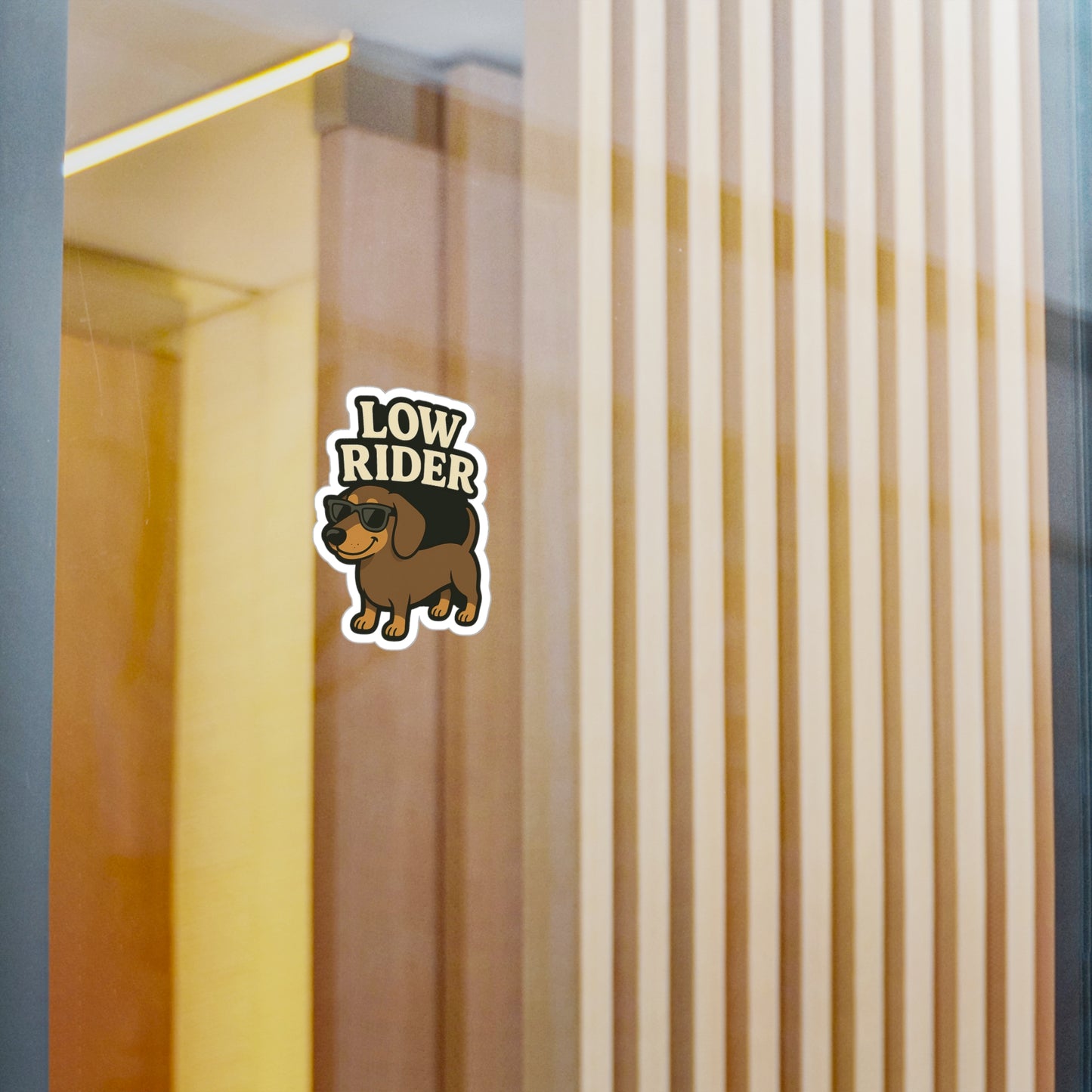 Low Rider - Dachshund Dog Sticker