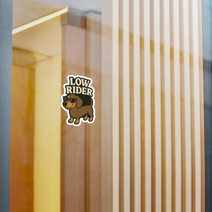 Low Rider - Dachshund Dog Sticker