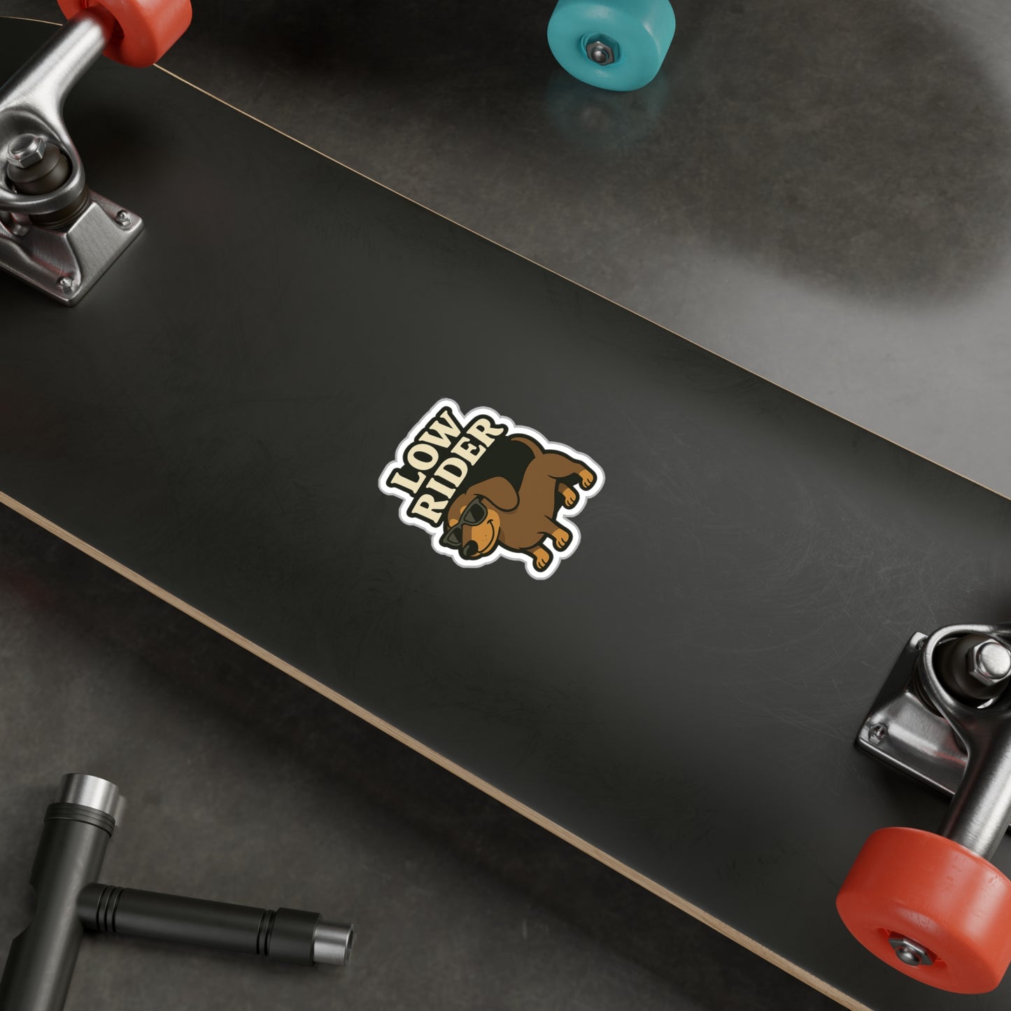 Low Rider - Dachshund Dog Sticker