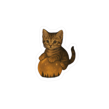 Born of Stardust & Magic - Tabby Cat Sticker