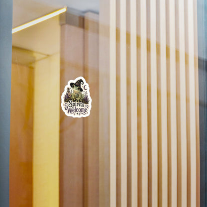 Spirits Welcome - Glass Frog Halloween Sticker