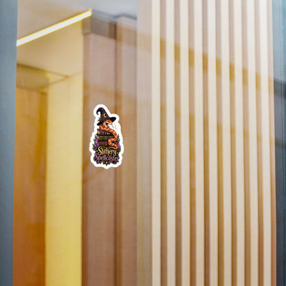 Slithery Spellcaster - Cornsnake Halloween Sticker