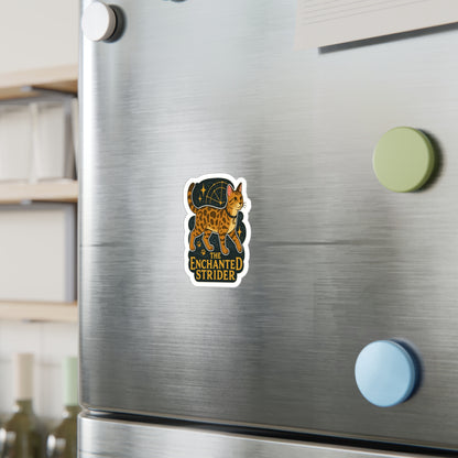 The Enchanted Strider - Bengal Cat Sticker