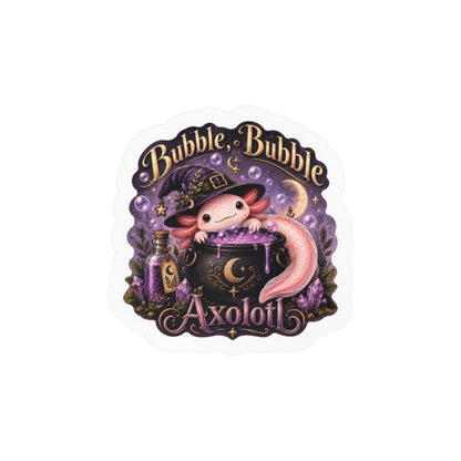 Bubble, Bubble Axolotl - Axolotl Halloween Sticker