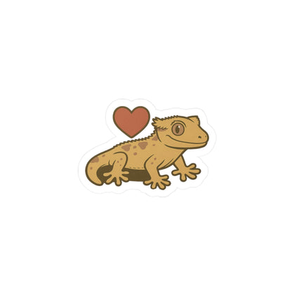 I Heart Sticky Toes - Crested Gecko Sticker