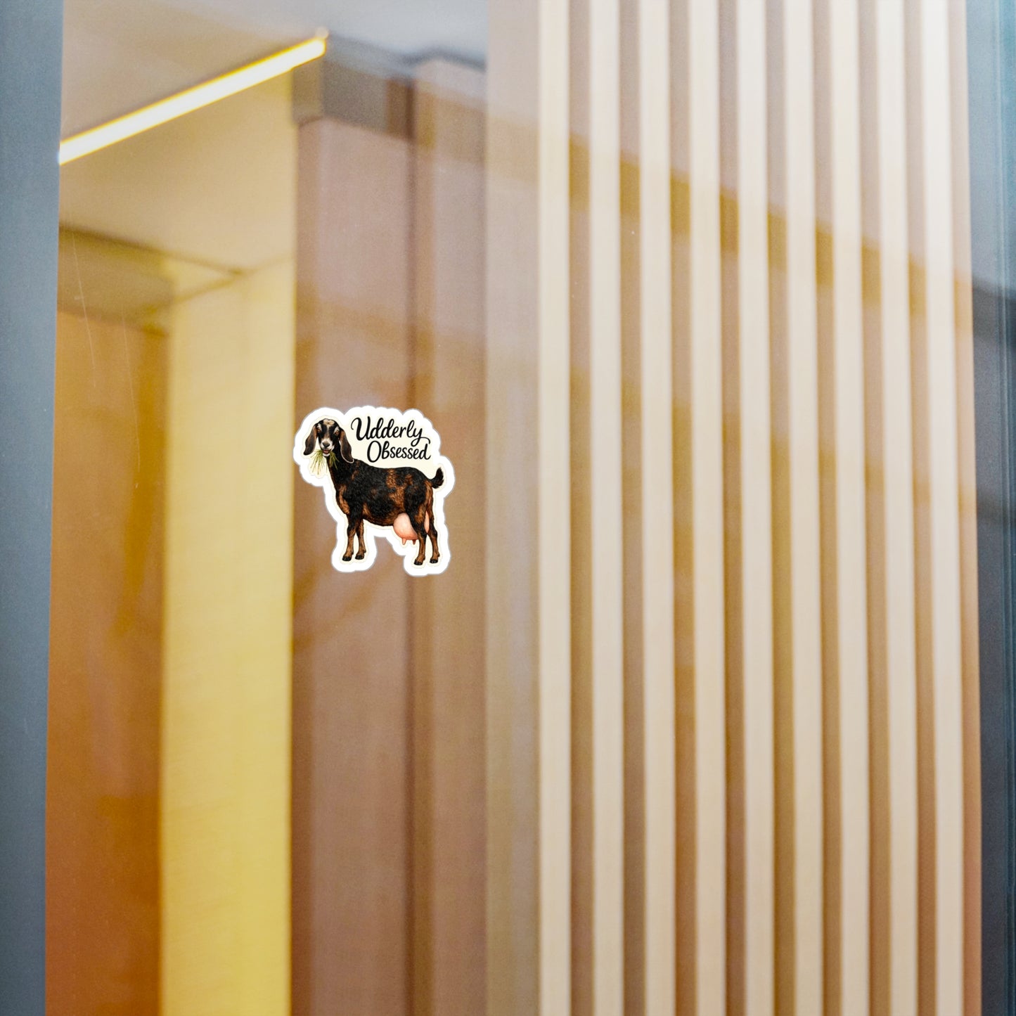 Udderly Obsessed - Nubian Goat Sticker
