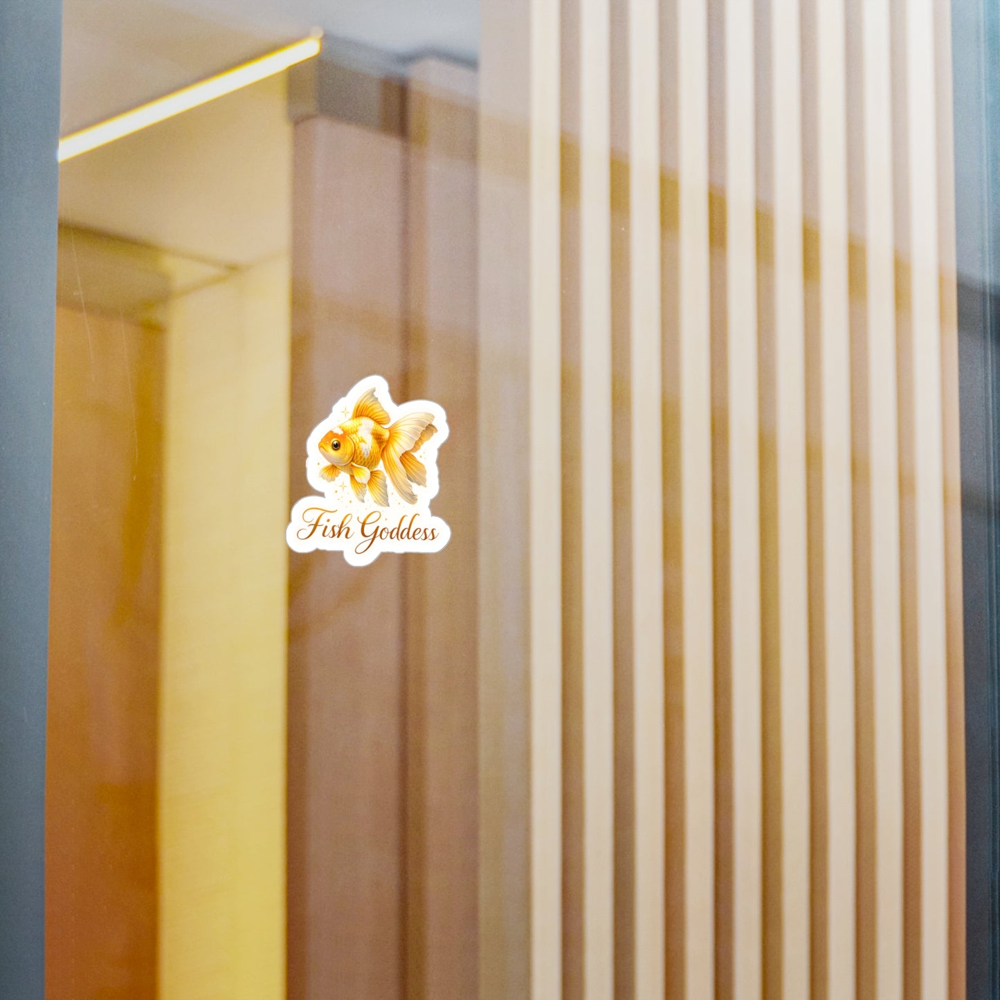 Fish Goddess - Fantail Goldfish Sticker