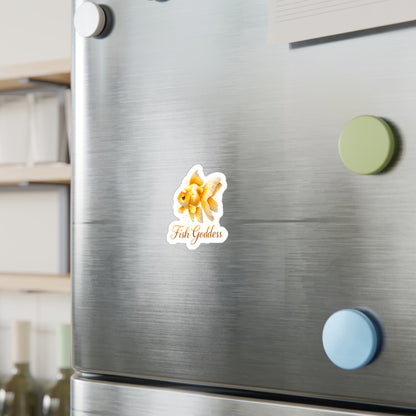 Fish Goddess - Fantail Goldfish Sticker