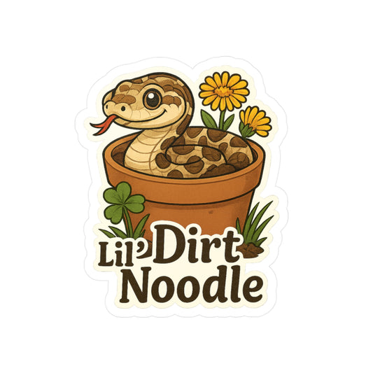 Lil' Dirt Noodle - Hognose Snake Sticker