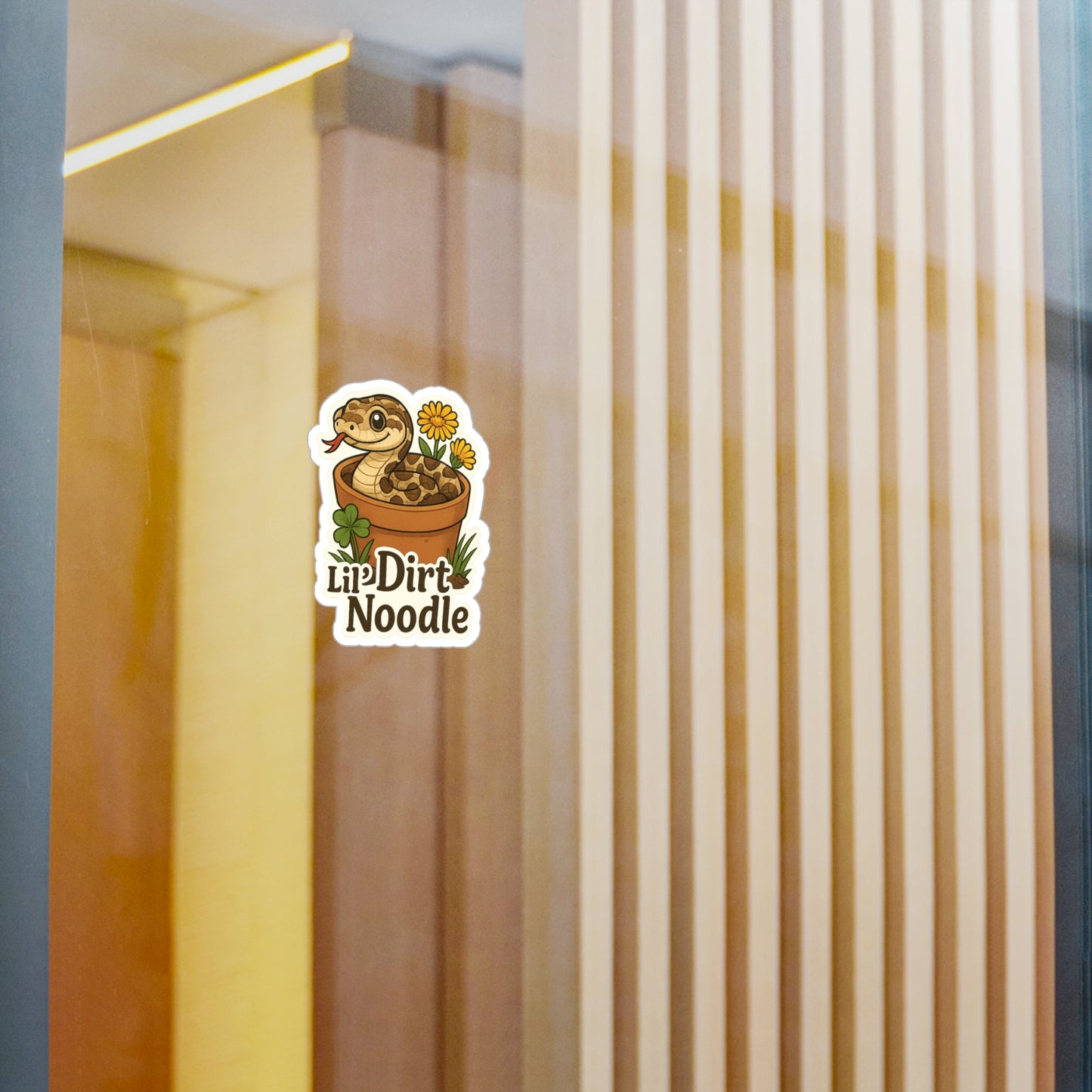 Lil' Dirt Noodle - Hognose Snake Sticker