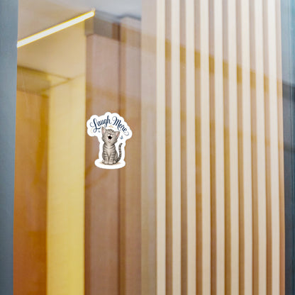 Play/Laugh More - Life Lessons Cat/Dog Stickers