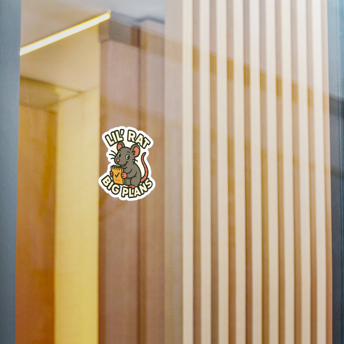 Lil' Rat, Big Plans - Sticker