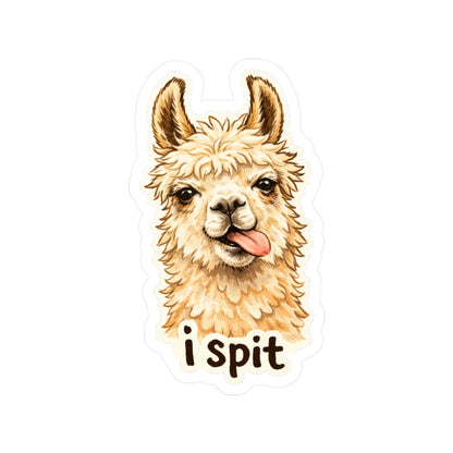 i spit - Llama Sticker