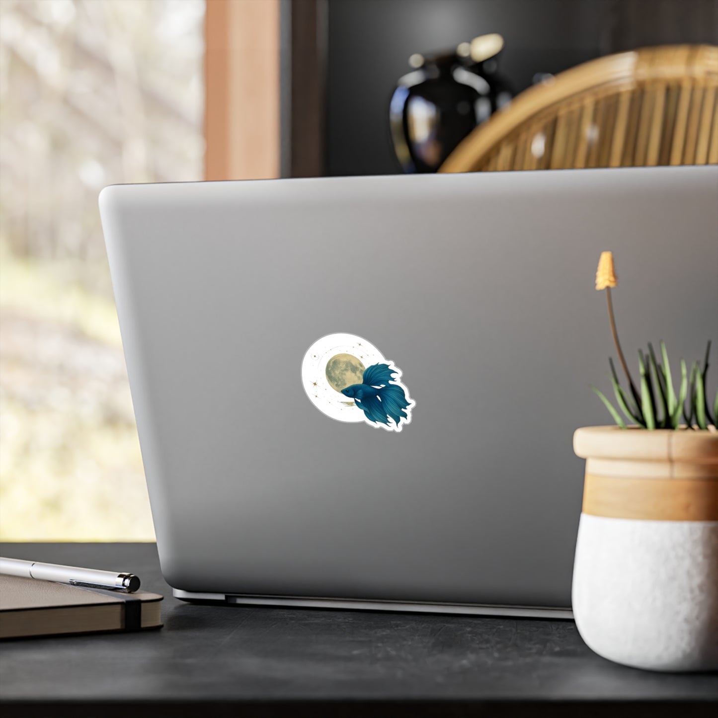 Blue Moon Betta Fish - Sticker