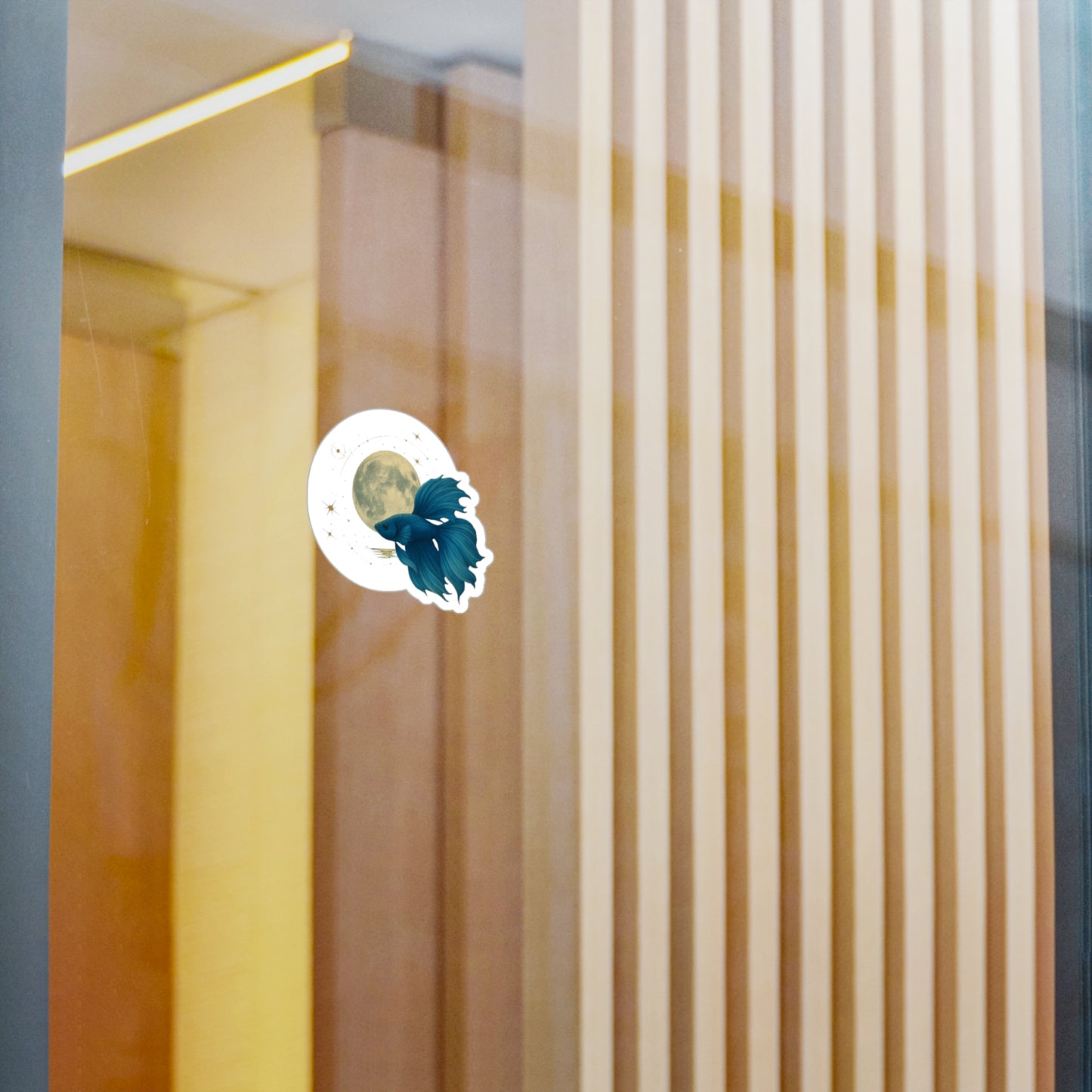 Blue Moon Betta Fish - Sticker