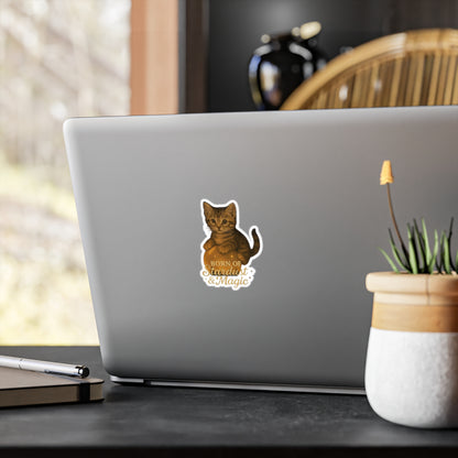 Born of Stardust & Magic - Cat Sticker