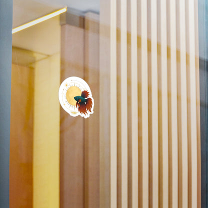 Red Sun Betta Fish - Sticker