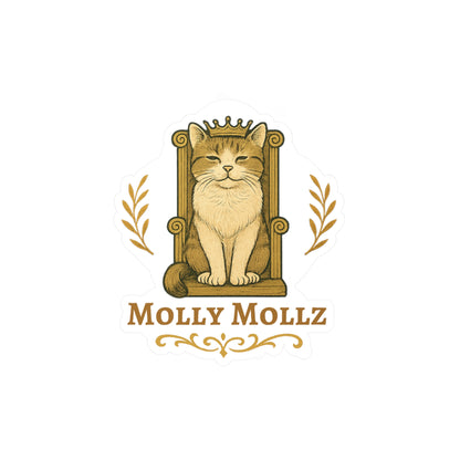 Personalized Portrait Royal Cat Sticker