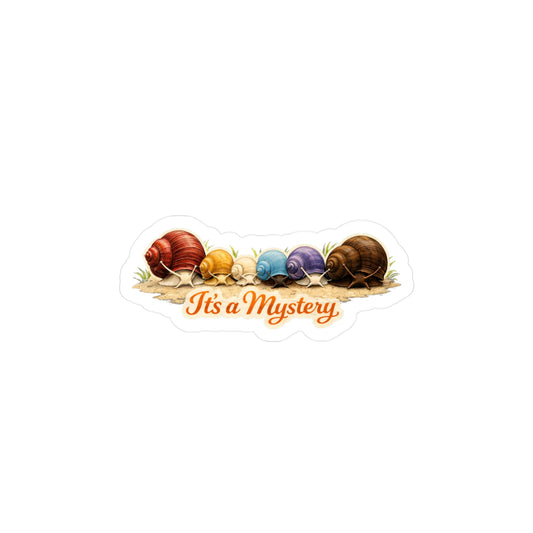 It's a Mystery - Mystery Snail Sticker