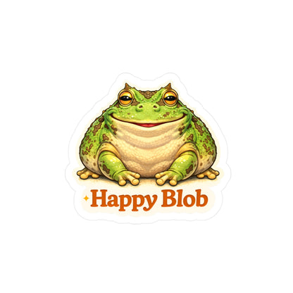 Happy Blob - Pacman Frog Sticker