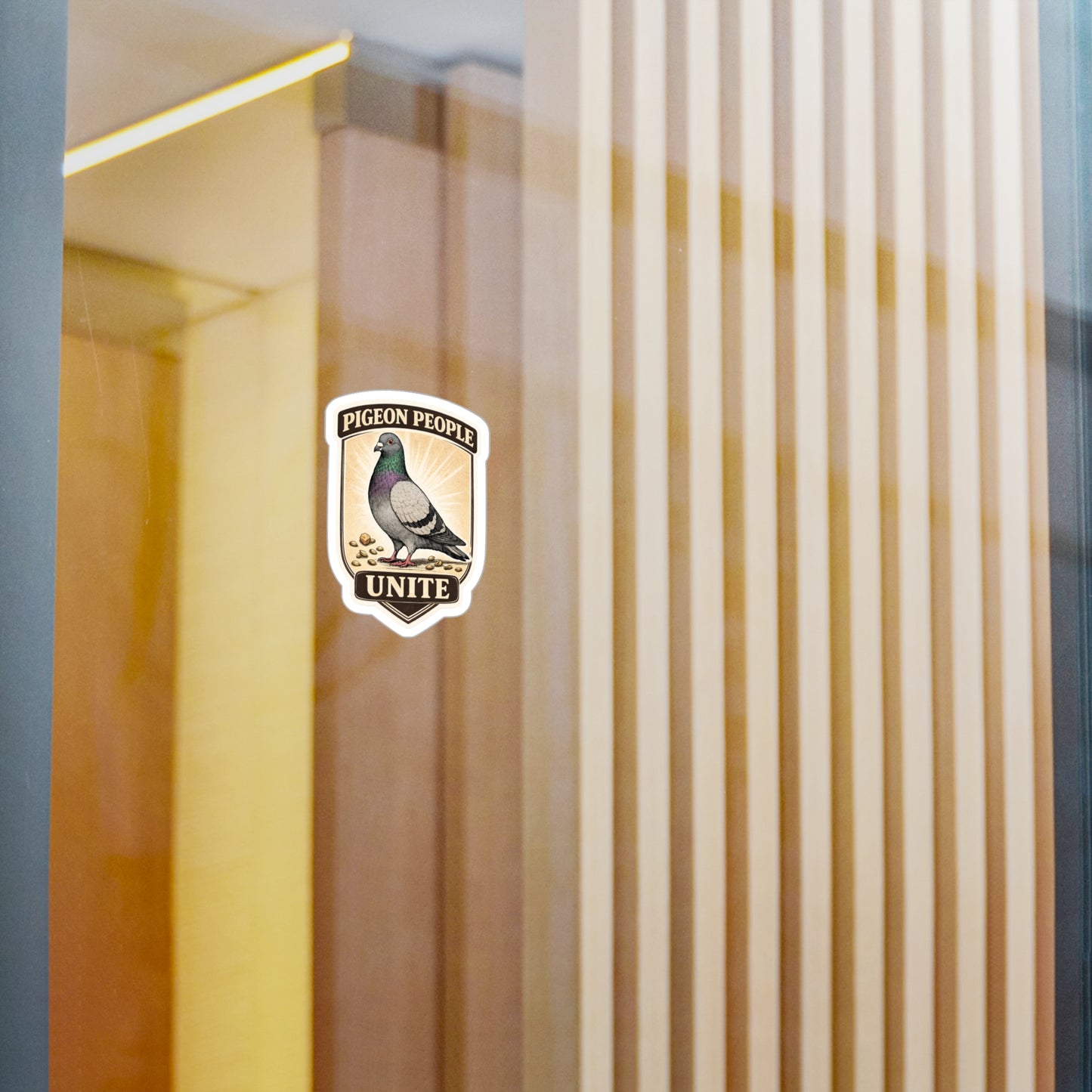 Pigeon People Unite - Bird Sticker