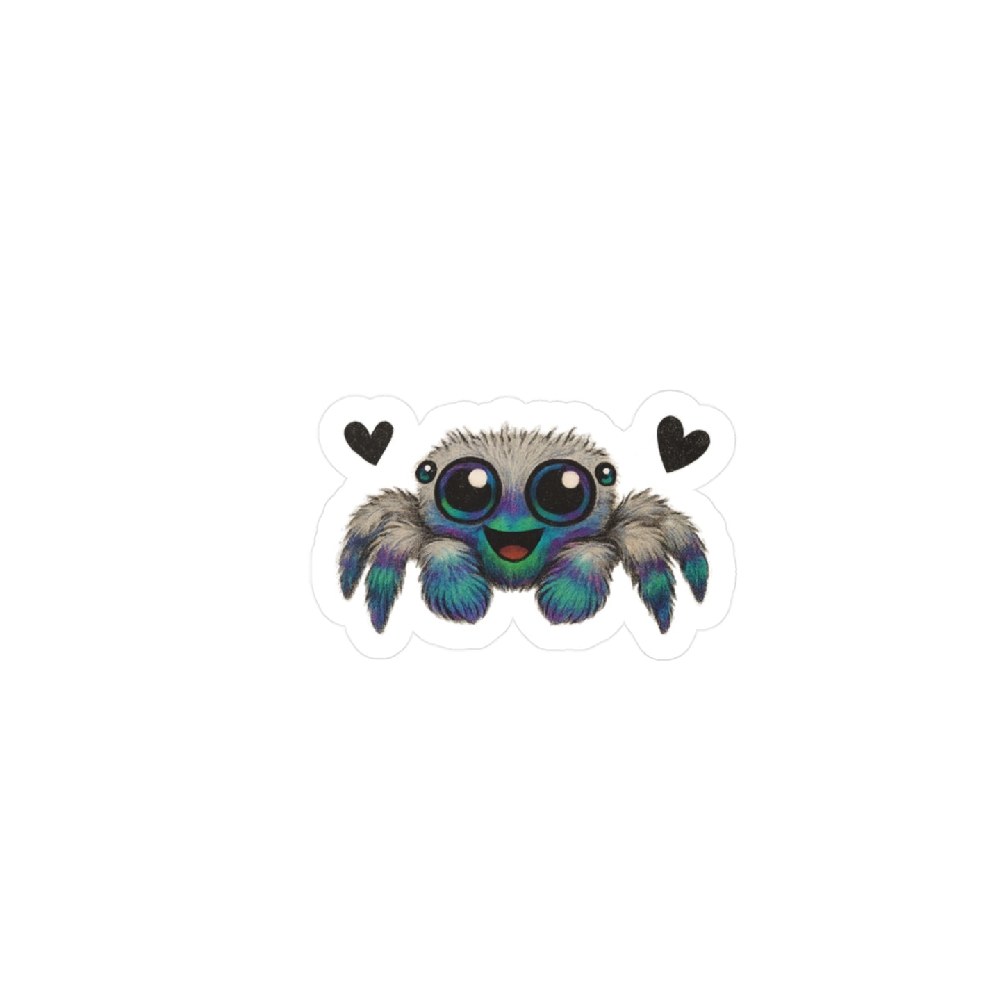 Jumping Sparkle Spider - Royal Jumping Spider Sticker
