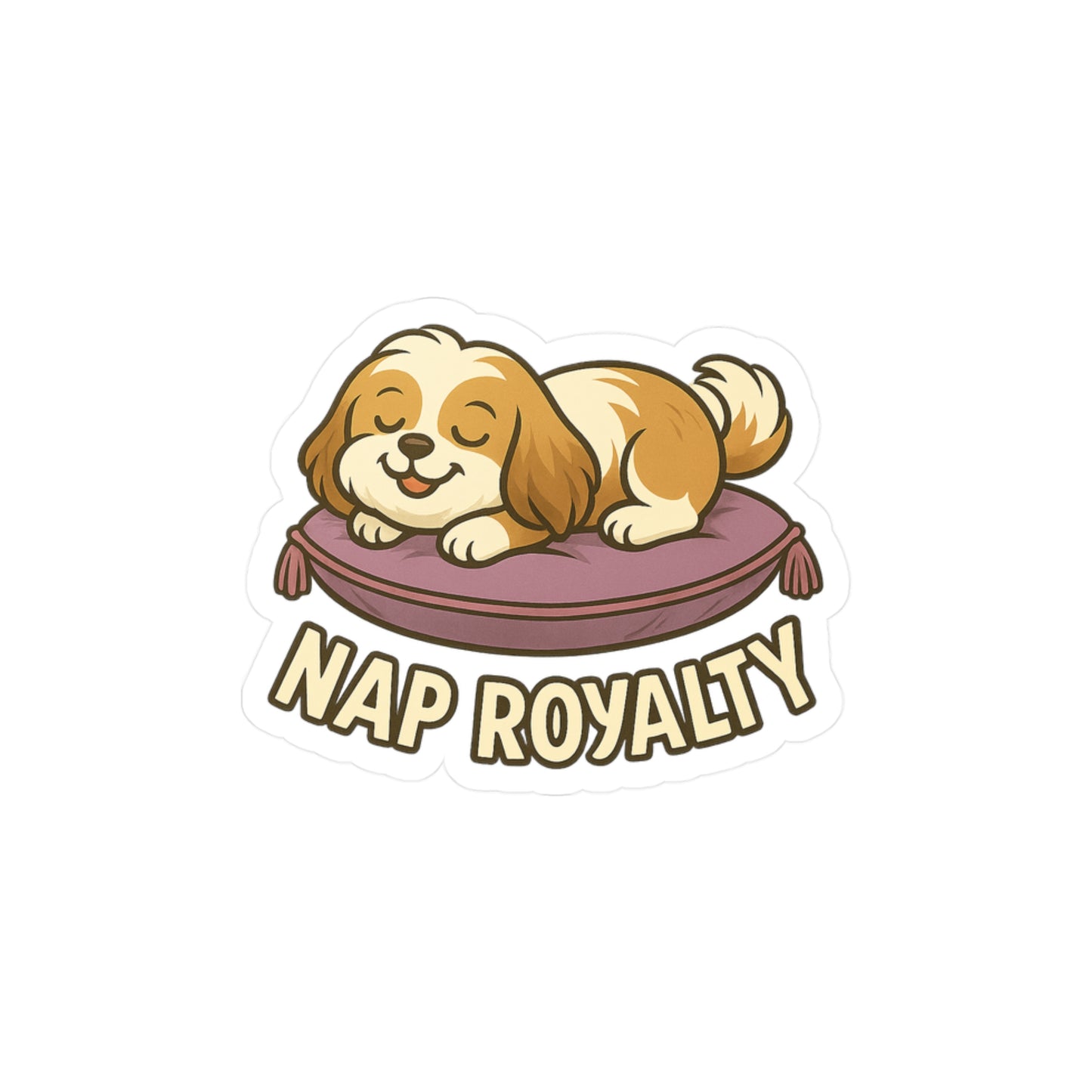 Nap Royalty - Shih Tzu Dog Sticker