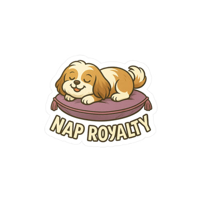 Nap Royalty - Shih Tzu Dog Sticker