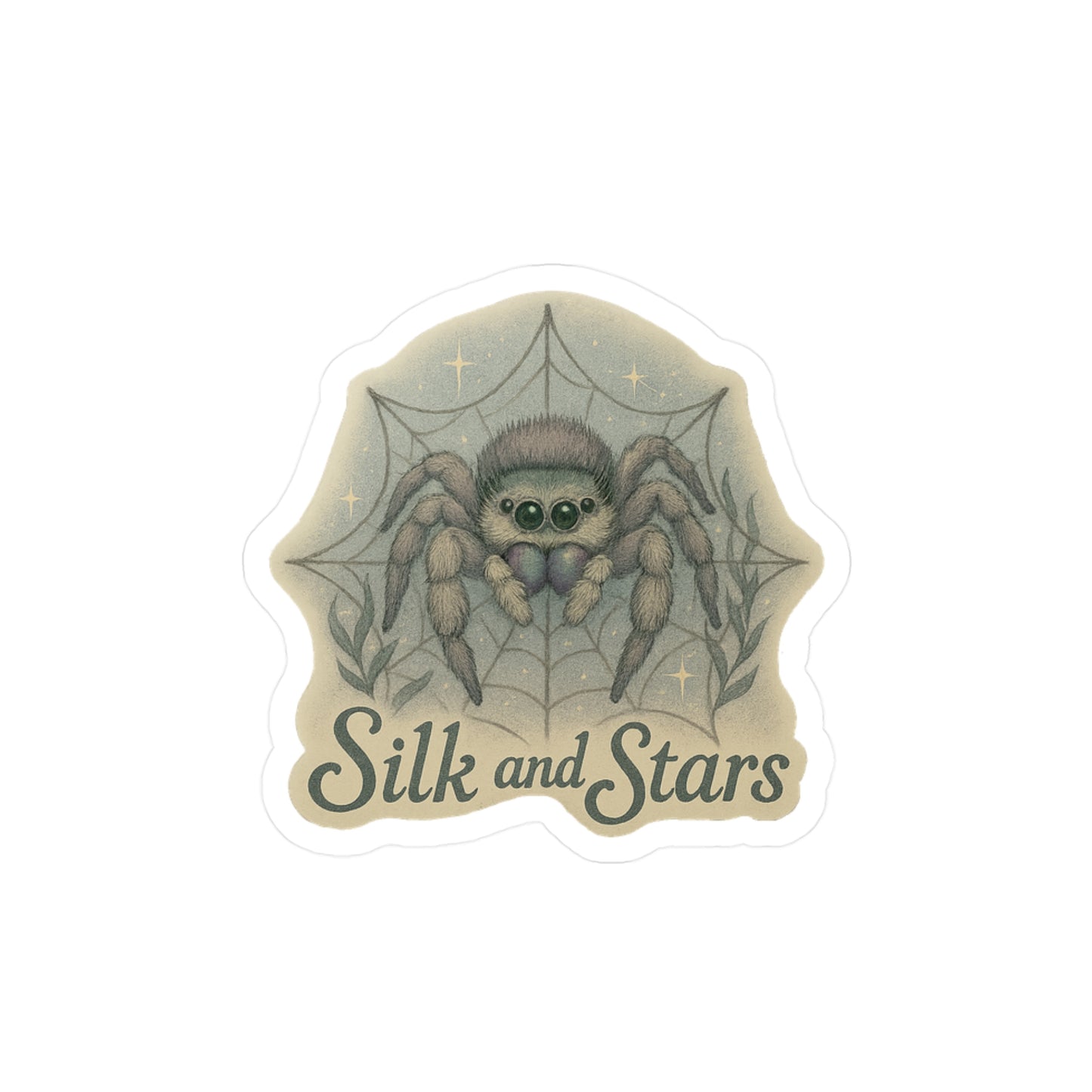 Silk & Stars - Tarantula Spider Sticker