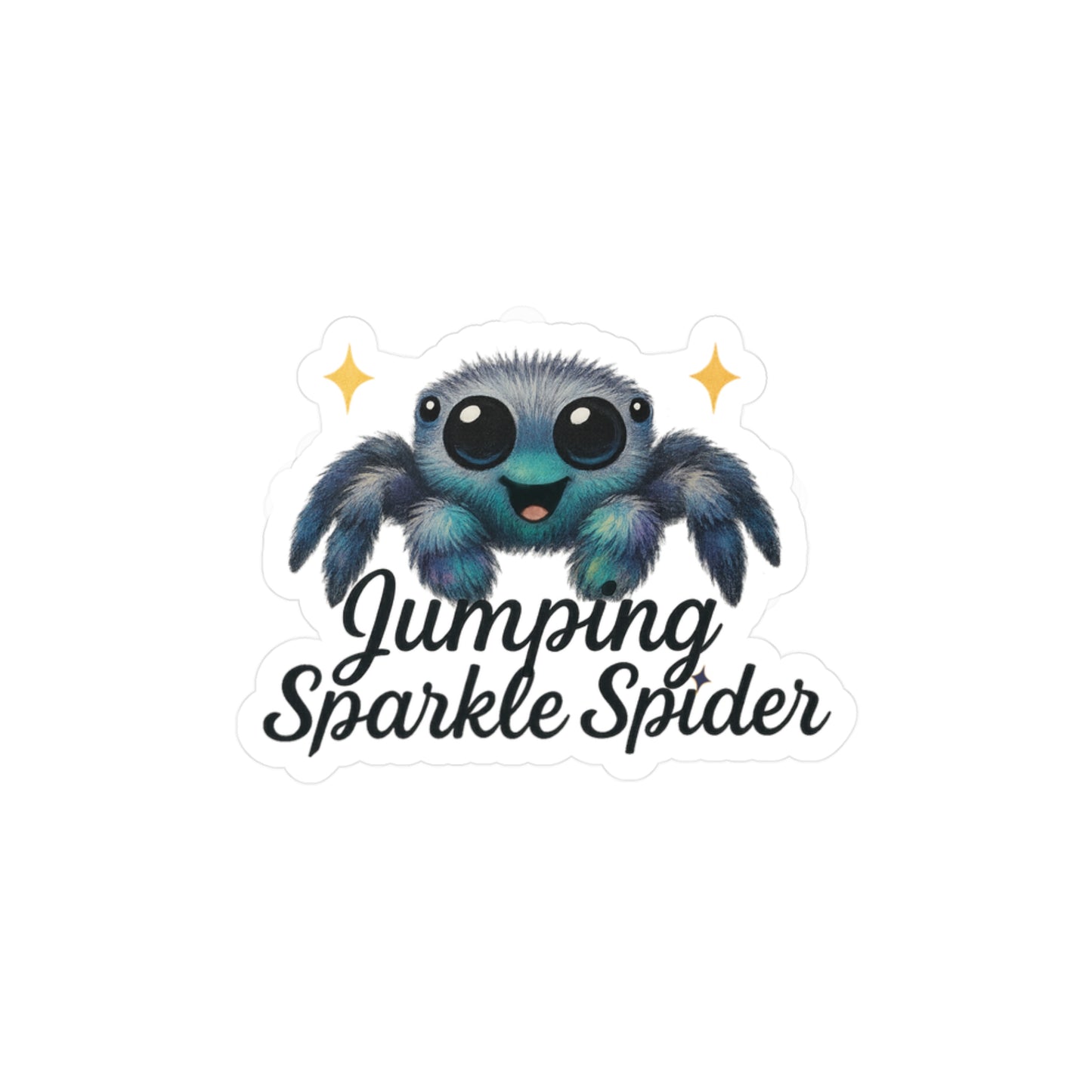 Jumping Sparkle Spider - Royal Jumping Spider Sticker
