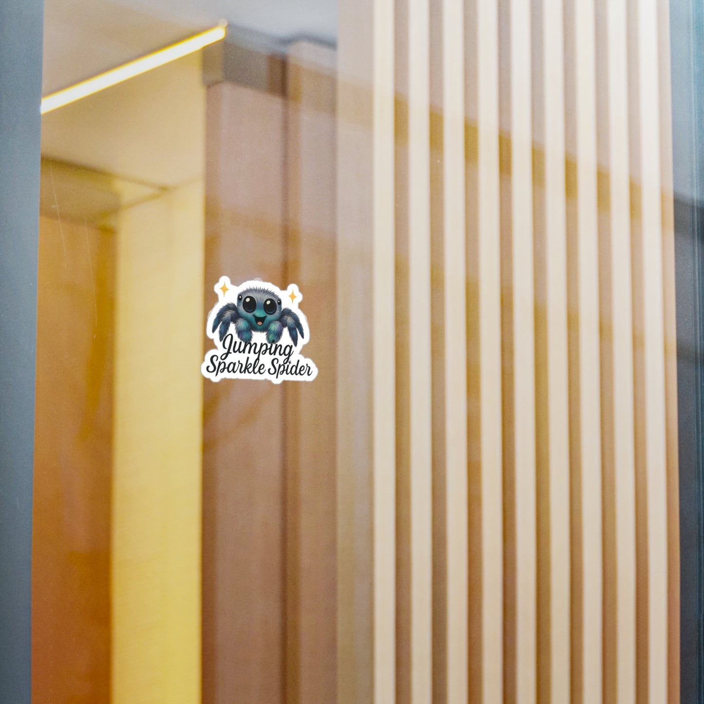 Jumping Sparkle Spider - Royal Jumping Spider Sticker