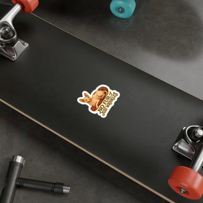 No Fur, Just Wrinkles - Sphynx Cat Sticker