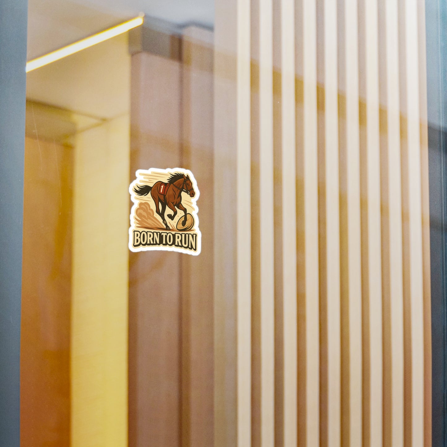 Born to Run - Thoroughbred Horse Sticker
