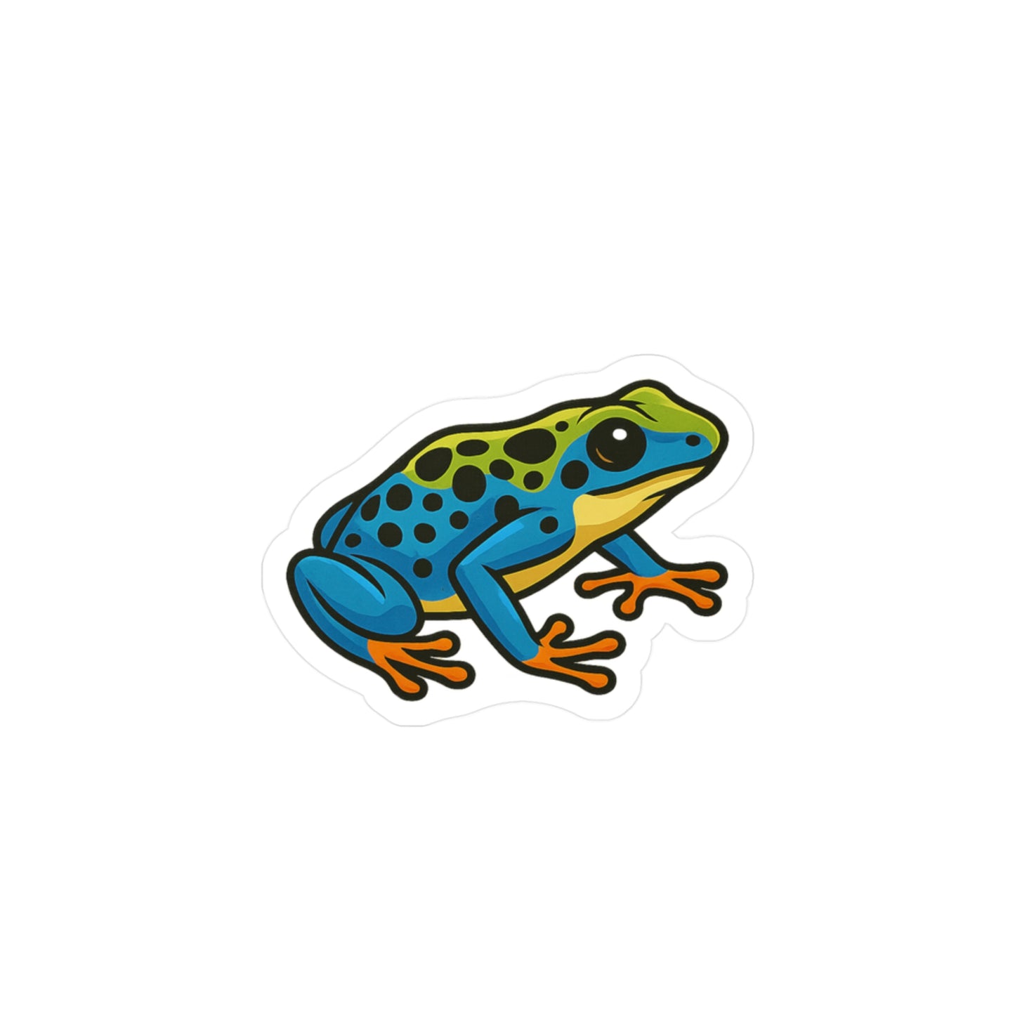 Tiny Frog. Huge Vibe. - Poison Dart Frog Sticker