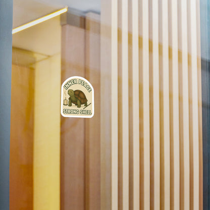 Inner Peace, Strong Shell - Tortoise Sticker
